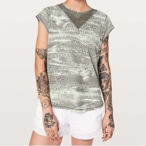 Lululemon For The Run Short Sleeve Top